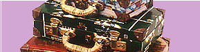Travel Luggage made of scrap metal